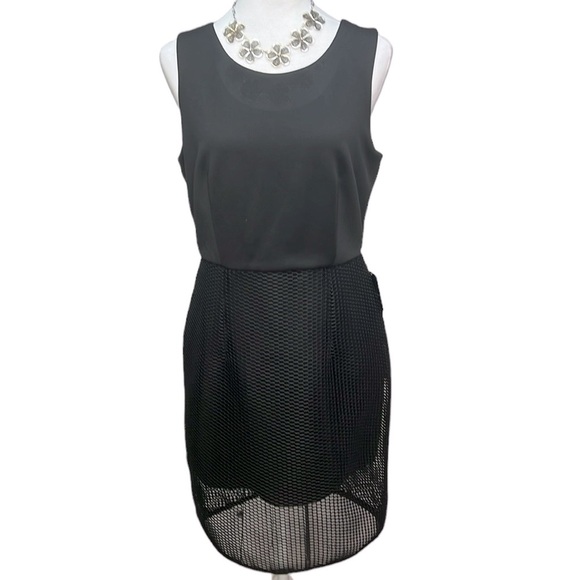 I.N. San Francisco Net Skirt Dress Black - Picture 1 of 7